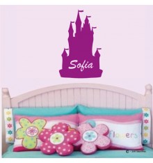 Sticker château princesse