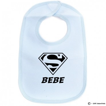 Bavoir personnalisé SUPER BEBE