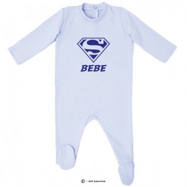 Pyjama bio personnalisable Super bébé