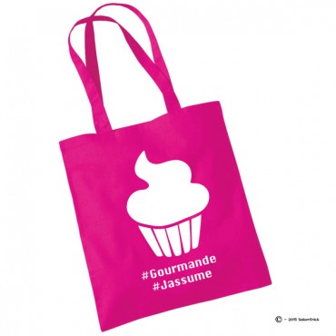 Tote bag gourmande cupcake