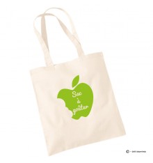 Tote bag sac à goûter pomme