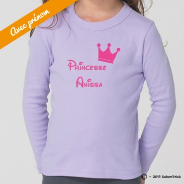 Tee-Shirt personnalisé princesse