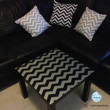 Sticker chevron table LACK