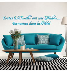 Sticker toutes les familles ont une histoire