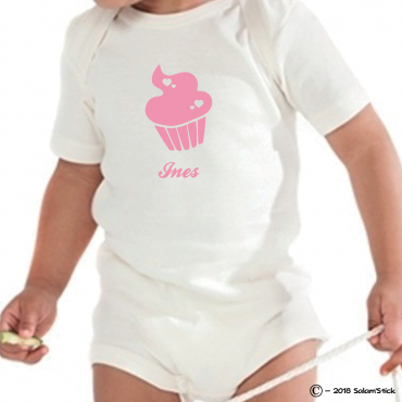 Body personnalisé cupcake