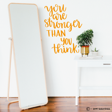 Sticker You are stronger than you think