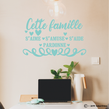 Sticker Cette famille…