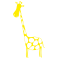 Sticker girafe