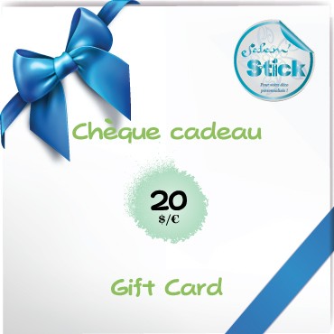 Chèque cadeau 20 € Chèque cadeau 20 €