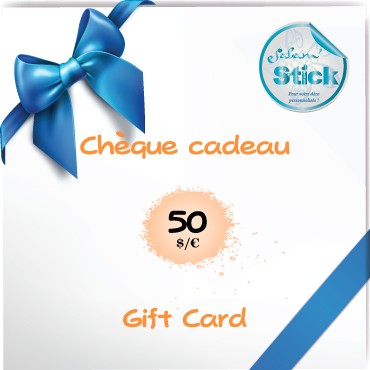 Chèque cadeau 50 € Chèque cadeau 50 €