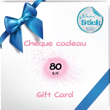 Chèque cadeau 80 € Chèque cadeau 80 €