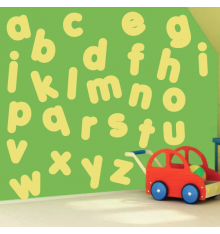 Stickers alphabet minuscule