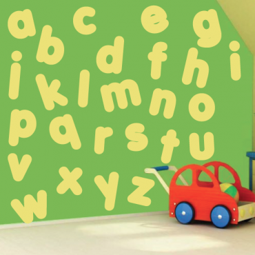 Stickers alphabet minuscule