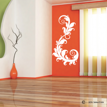 Sticker arabesque florale